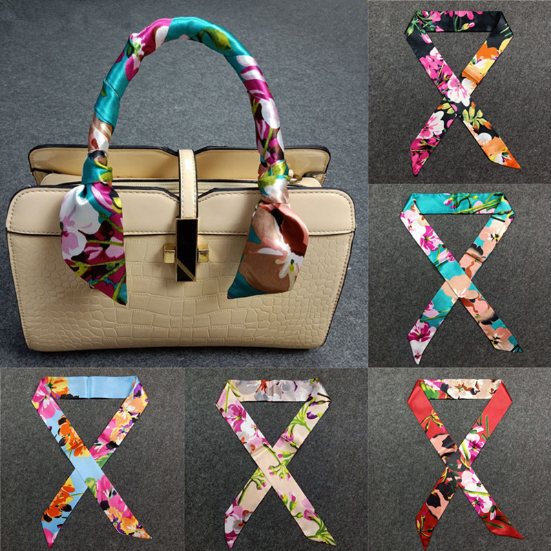 Women Accessories Brands - 47 ألوان ماركة باندانا حقيبة الحرير