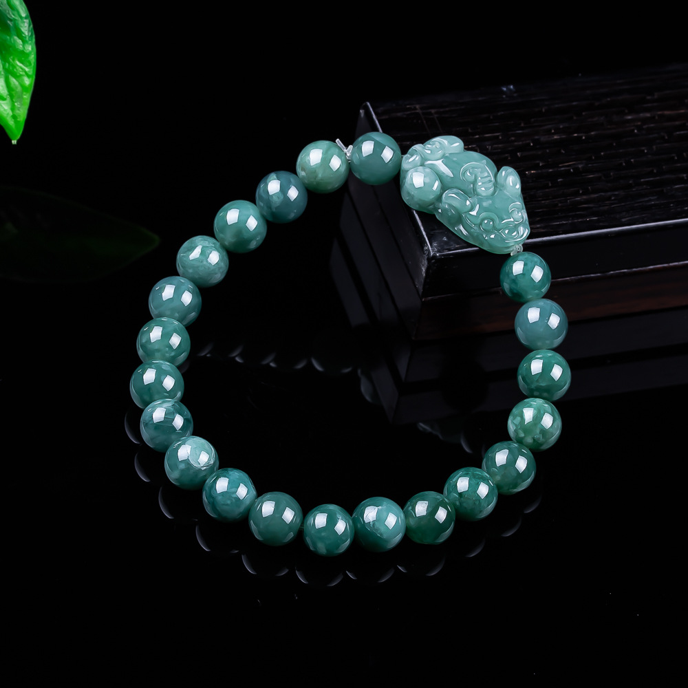 Women Accessories For Gift - سوار بيكسيو من اليشم البورمي الطبيعي،