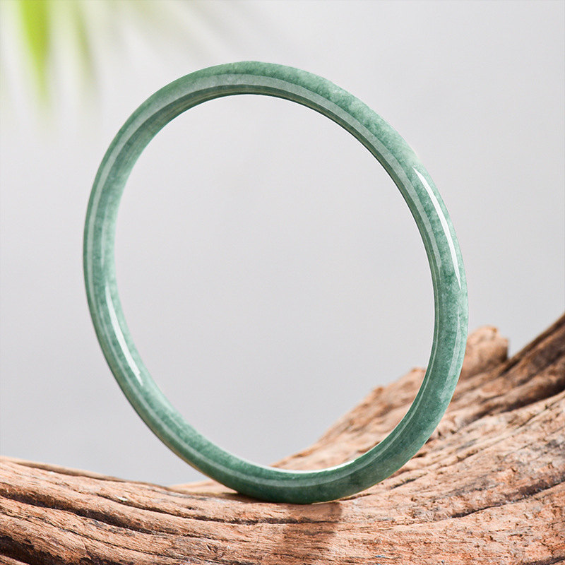 Women Accessories For Gift - سوار من اليشم البورمي الطبيعي، إكسسوارات