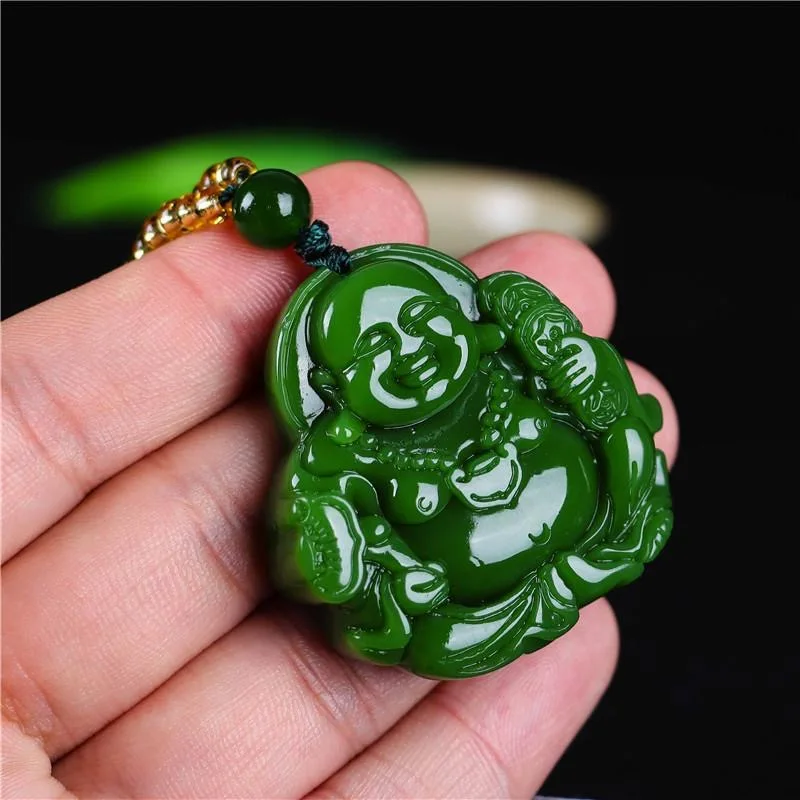 الصينية الأخضر اليشم Maitreya  - مراجعة Women Accessories For Gift وسعره