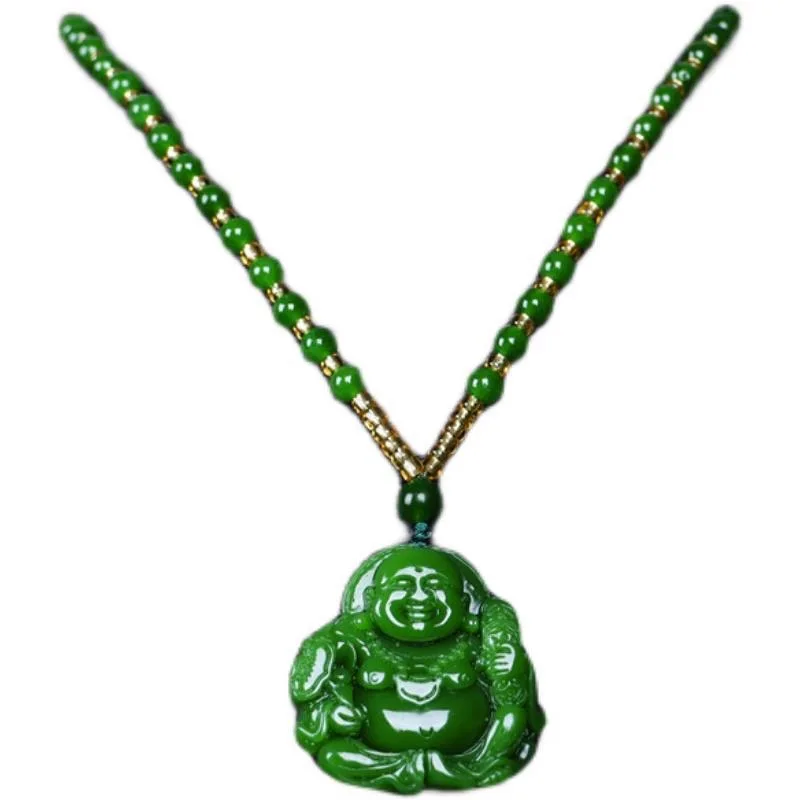 الصينية الأخضر اليشم Maitreya  - مراجعة Women Accessories For Gift وسعره