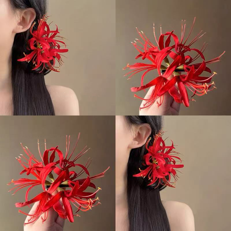 مشبك شعر على شكل زهرة رقيقة عل - مراجعة Women Accessories Photos وسعره