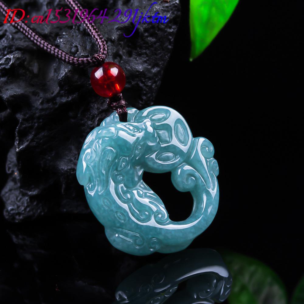 قلادة بيكسيو من اليشم البورمي، - مراجعة Women Accessories For Gift وسعره