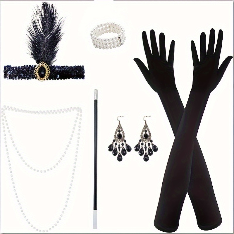 مجموعة إكسسوارات فلابر من PESE - مراجعة Women'S Accessories In The 1920S وسعره