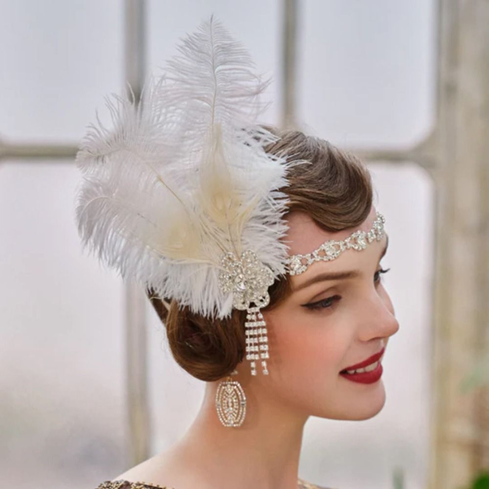 عصابة رأس كلاسيكية بريش وترتر  - مراجعة Women'S Accessories In The 1920S وسعره