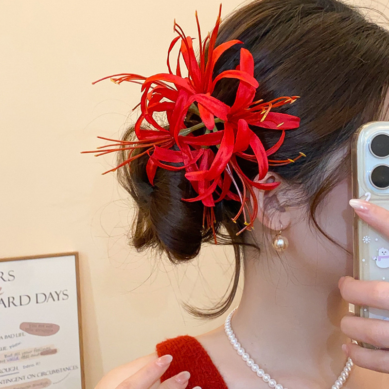 ● مشبك شعر بتصميم زهرة رقيقة ل - مراجعة Women Accessories Photos وسعره