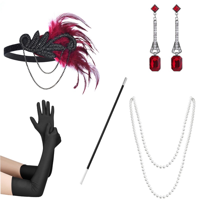 الفتاة يرتدون الكرة يرتدي عقال - مراجعة Women'S Accessories In The 1920S وسعره