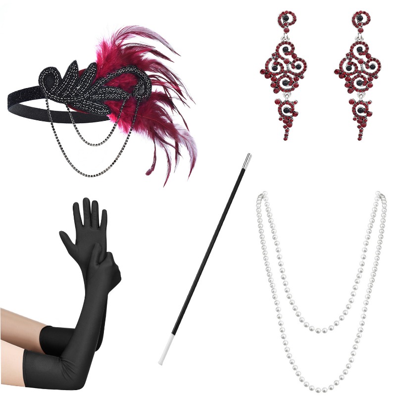 الفتاة يرتدون الكرة يرتدي عقال - مراجعة Women'S Accessories In The 1920S وسعره