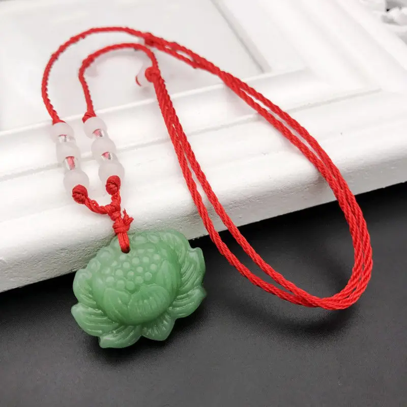 قلادة خرز من اليشم الأخضر الطب - مراجعة Women Accessories Trendy وسعره