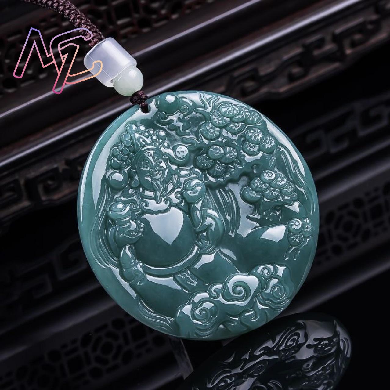 البورمية الجاديت إله الثروة قل - مراجعة Women Accessories For Gift وسعره