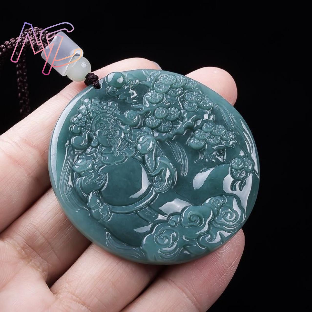 البورمية الجاديت إله الثروة قل - مراجعة Women Accessories For Gift وسعره