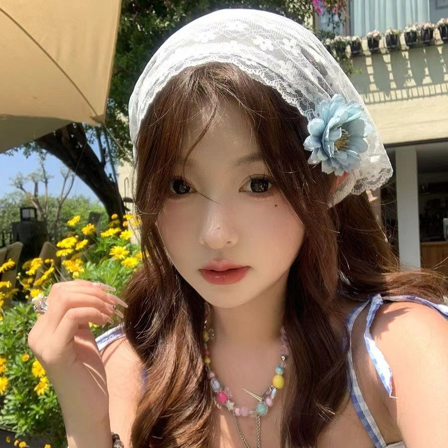 قطعة واحدة من وشاح الدانتيل ال - مراجعة Women Accessories Photos وسعره