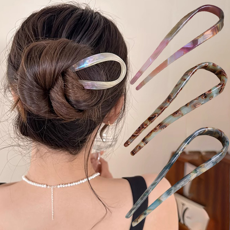 دبابيس شعر على شكل حرف U، مصنو - مراجعة Women Accessories Shop وسعره
